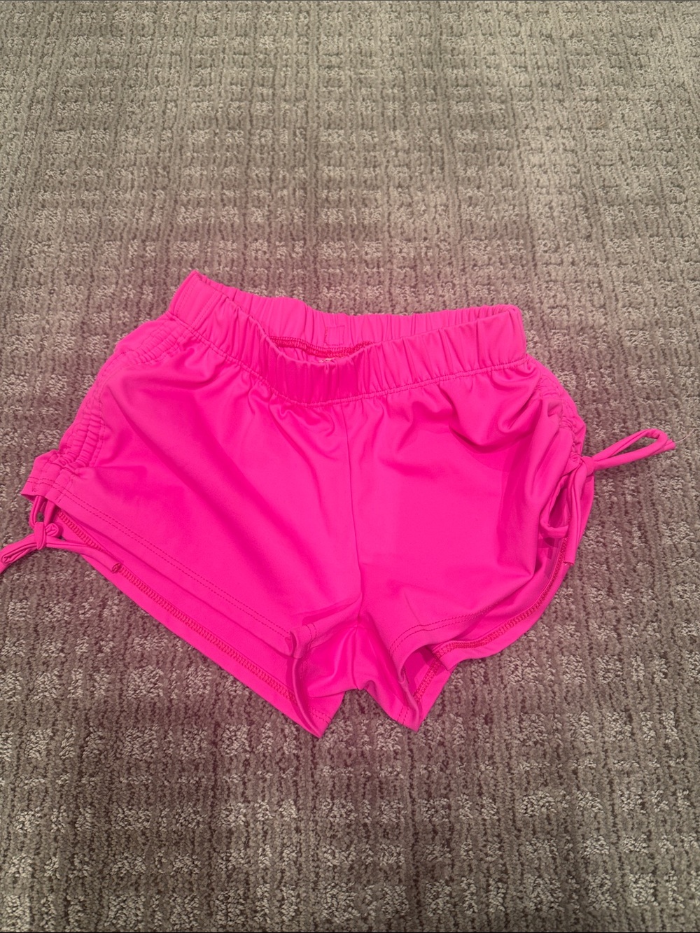 Kids  Pink Active Shorts